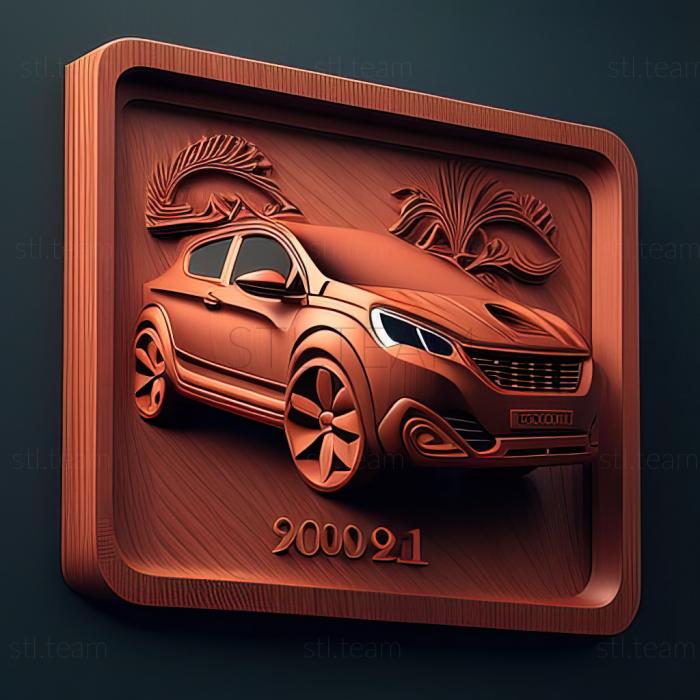 3D model Peugeot 2008 (STL)